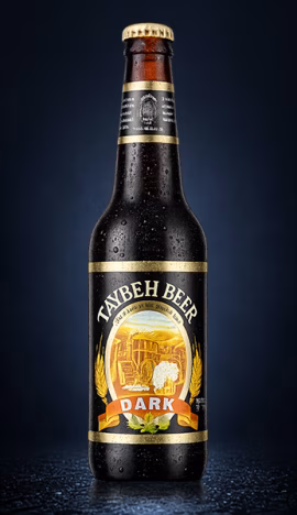 Taybeh Dark beer bottle