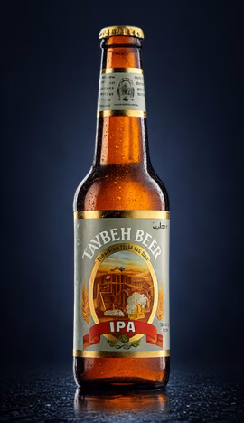 Taybeh IPA beer bottle