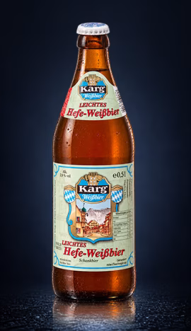 Leichtes Weißbier beer bottle
