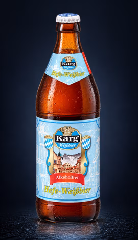 Alkoholfreies Weißbier beer bottle
