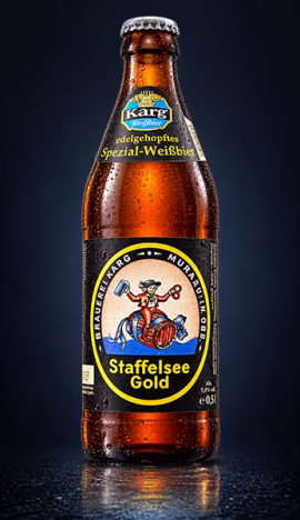 Staffelsee Gold beer bottle