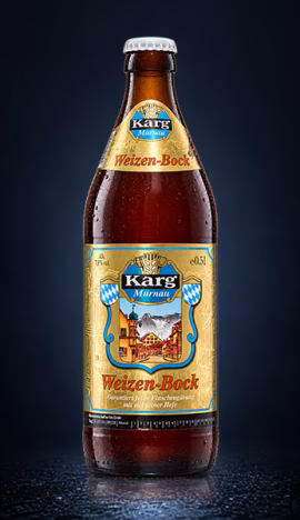 Weizenbock beer bottle