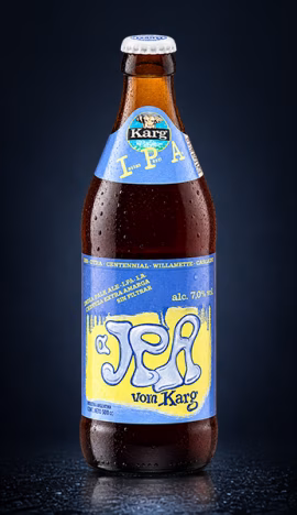 IPA beer bottle
