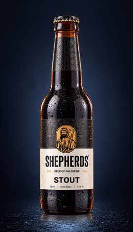 Shepherds Stout beer bottle