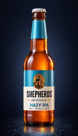Shepherds Hazy IPA beer bottle