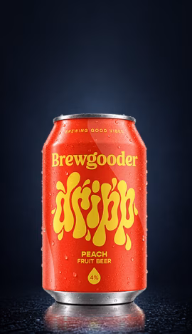 Dripp - Peach Fruit Beer beer bottle