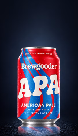 American Pale beer bottle