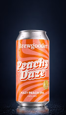 Peachy Daze - Hazy Peach IPA beer bottle